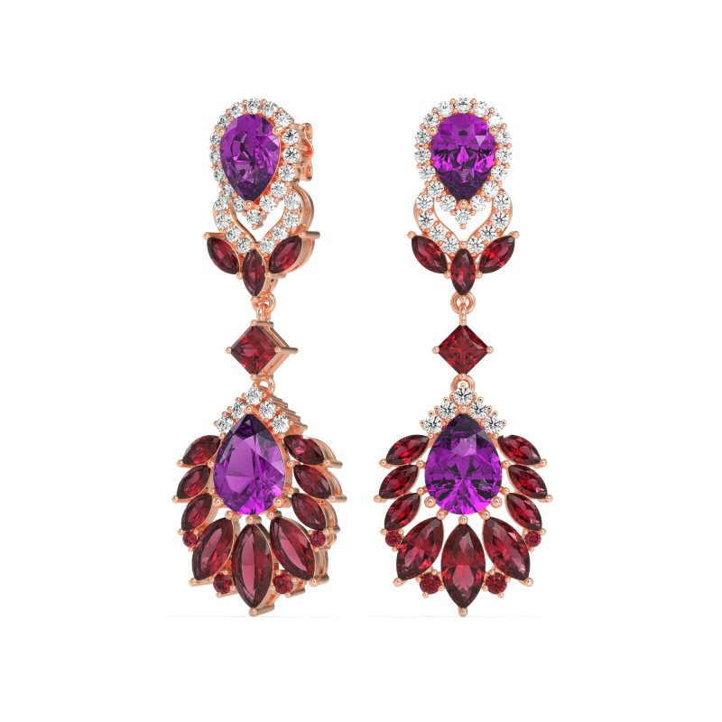 Antique Chandelier Drop Earrings