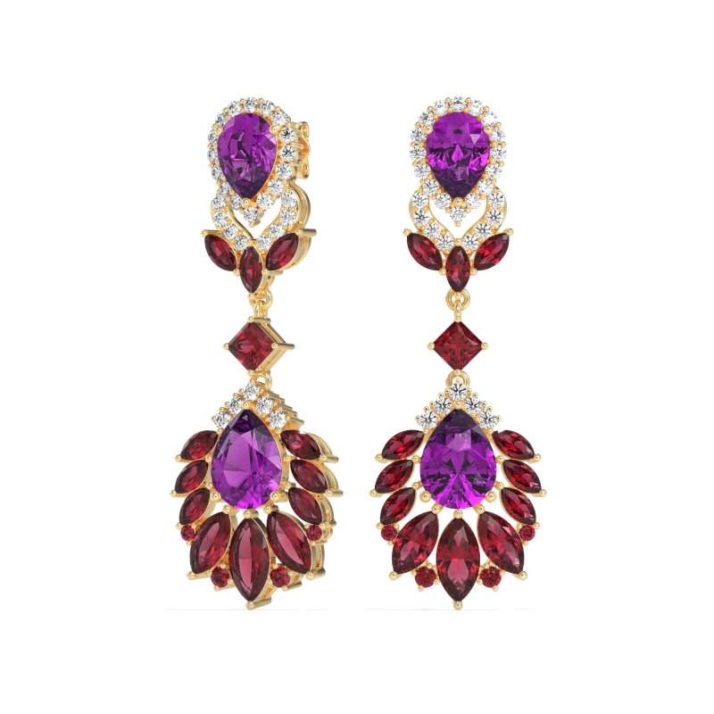 Antique Chandelier Drop Earrings
