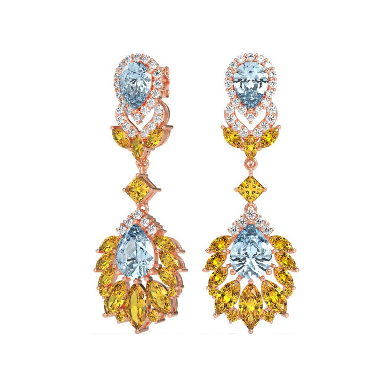 Antique Chandelier Drop Earrings