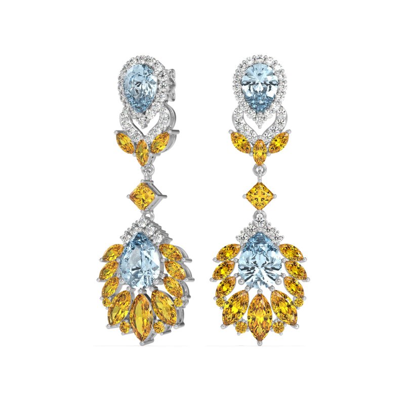 Antique Chandelier Drop Earrings