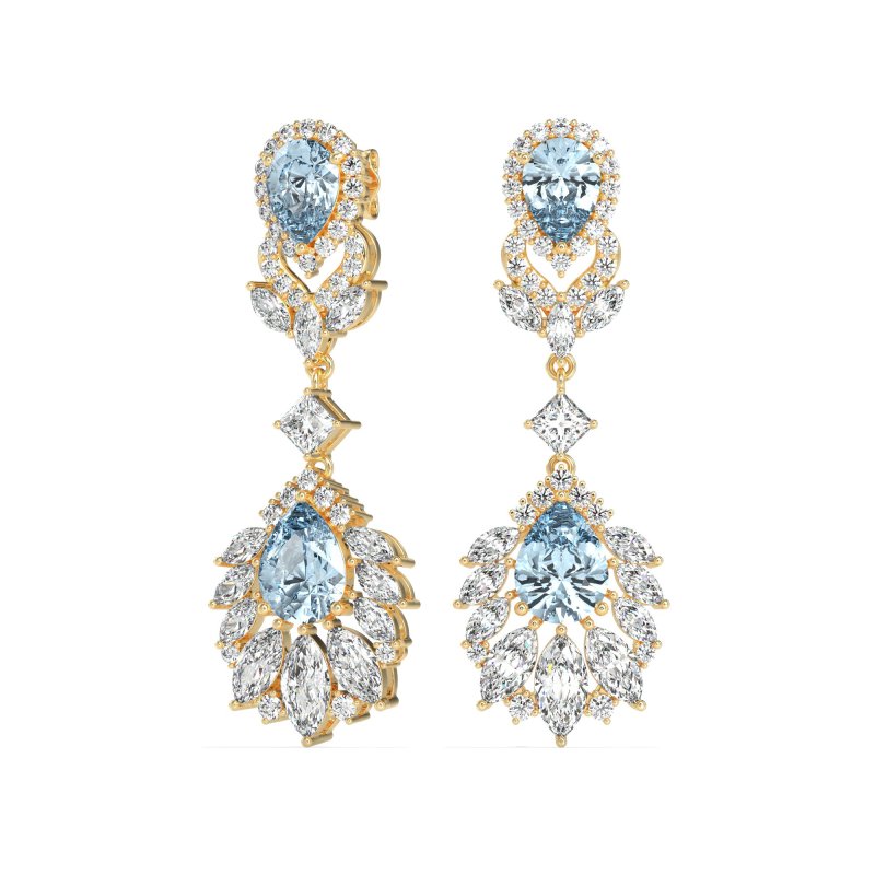 Antique Chandelier Drop Earrings
