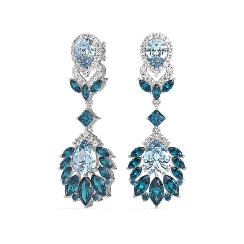 Antique Chandelier Drop Earrings