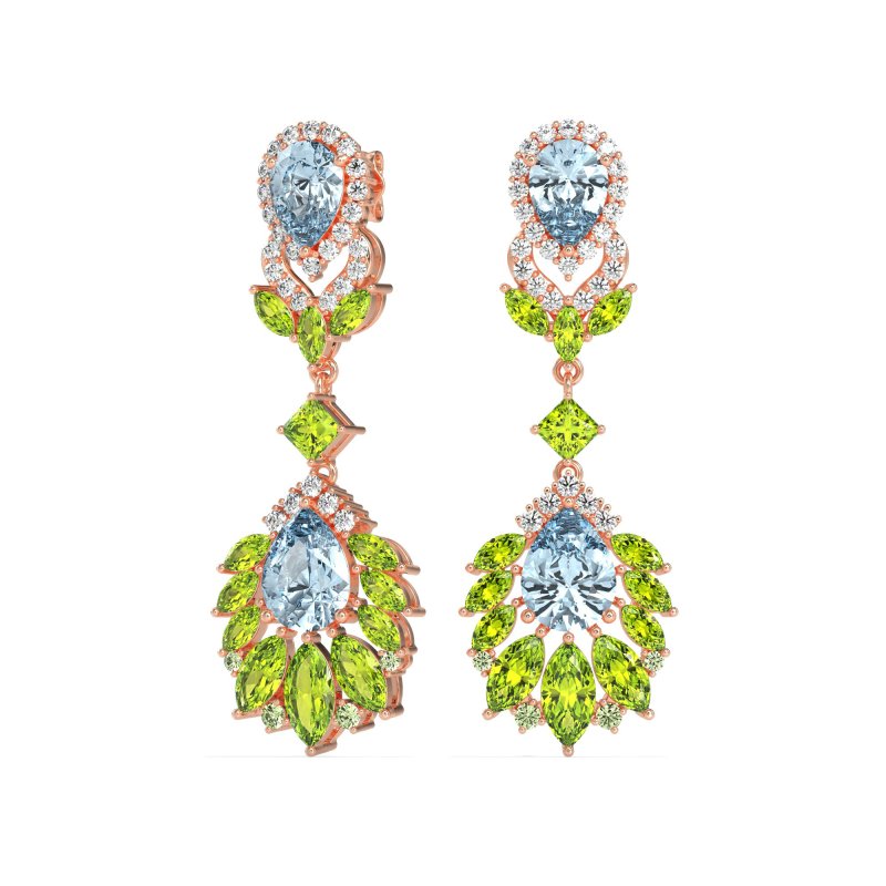 Antique Chandelier Drop Earrings