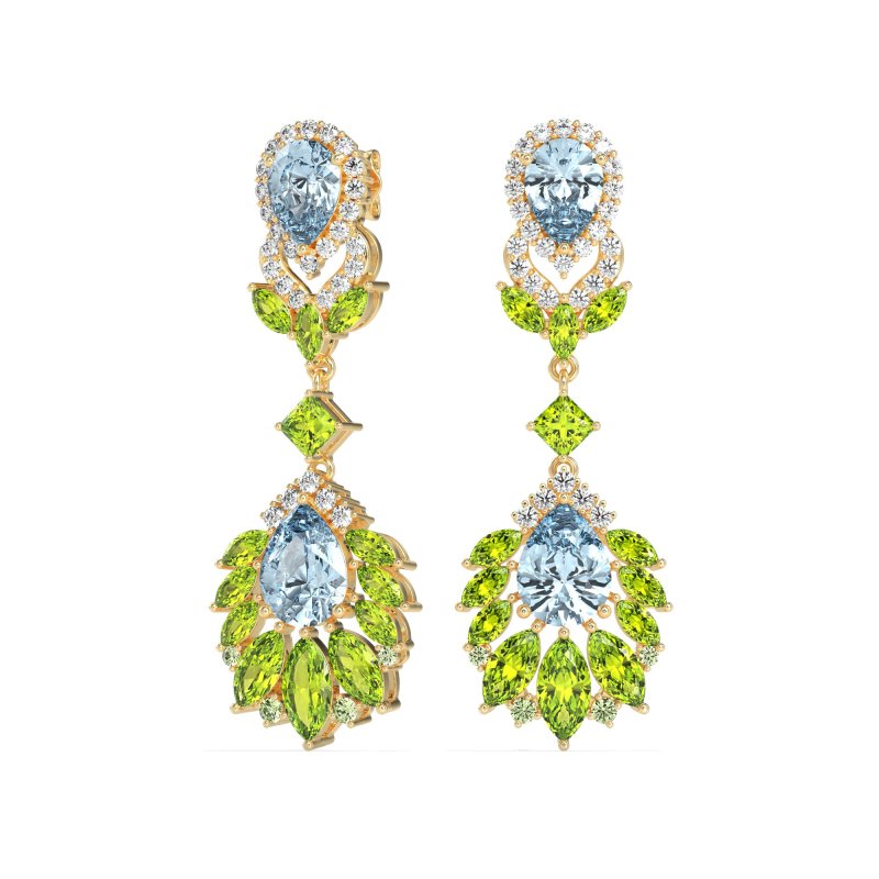 Antique Chandelier Drop Earrings