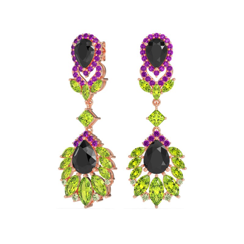 Antique Chandelier Drop Earrings
