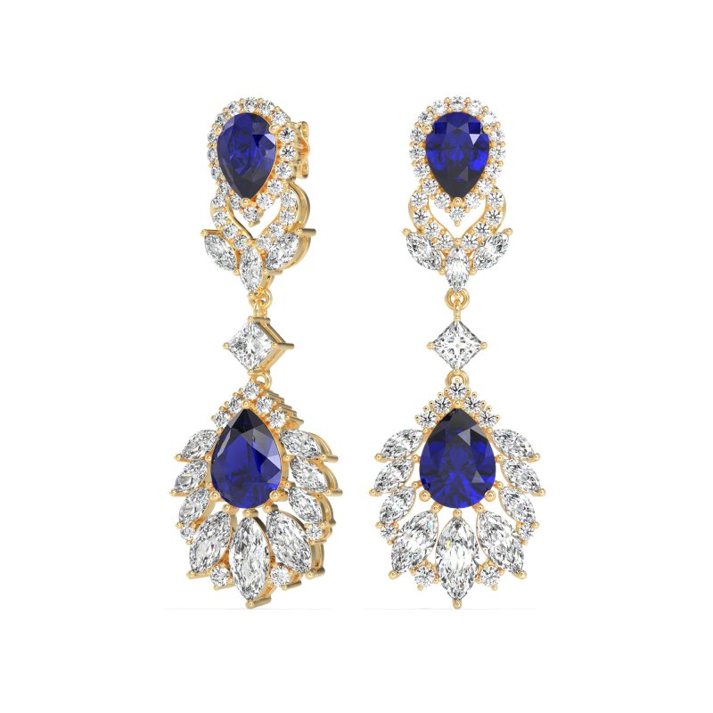 Antique Chandelier Drop Earrings