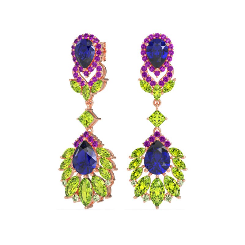 Antique Chandelier Drop Earrings