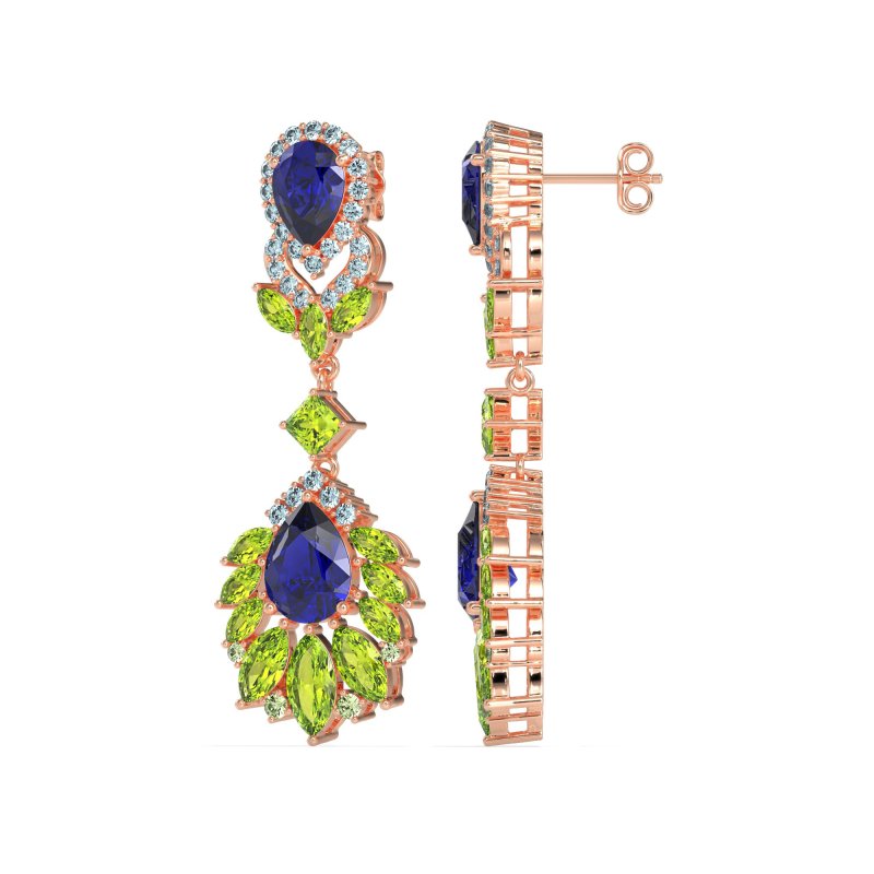 Antique Chandelier Drop Earrings