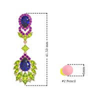 Antique Chandelier Drop Earrings