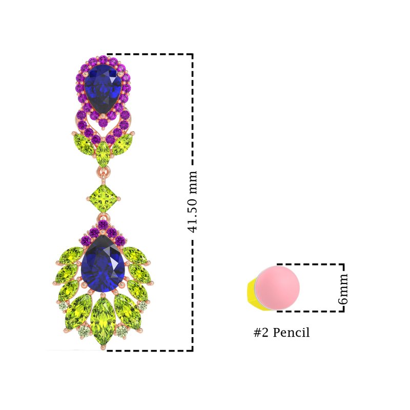 Antique Chandelier Drop Earrings
