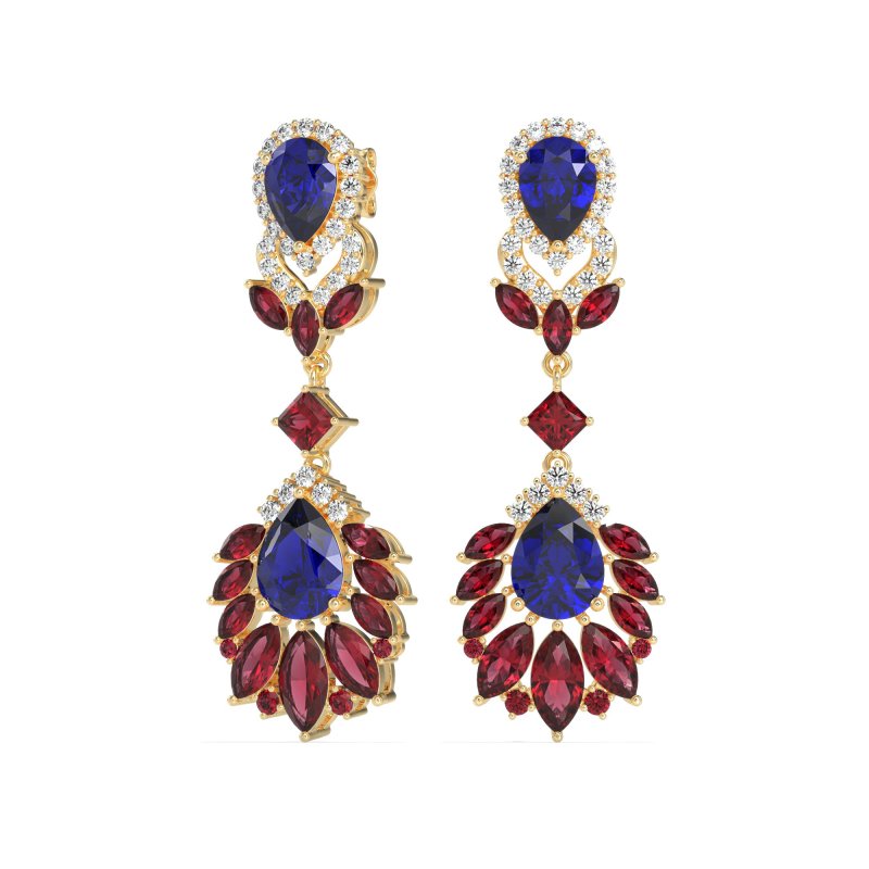 Antique Chandelier Drop Earrings