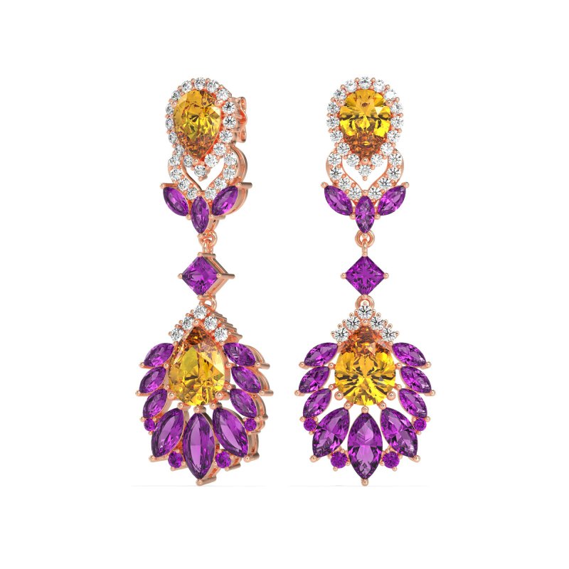 Antique Chandelier Drop Earrings