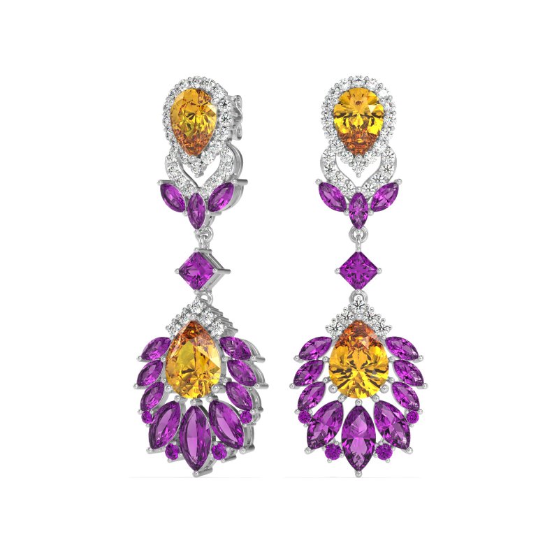 Antique Chandelier Drop Earrings