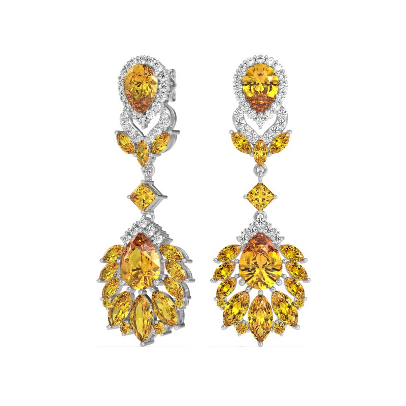Antique Chandelier Drop Earrings