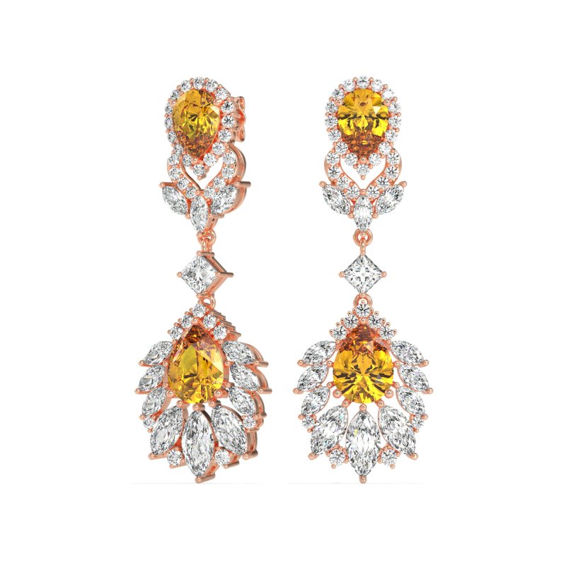 Antique Chandelier Drop Earrings