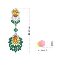 Antique Chandelier Drop Earrings