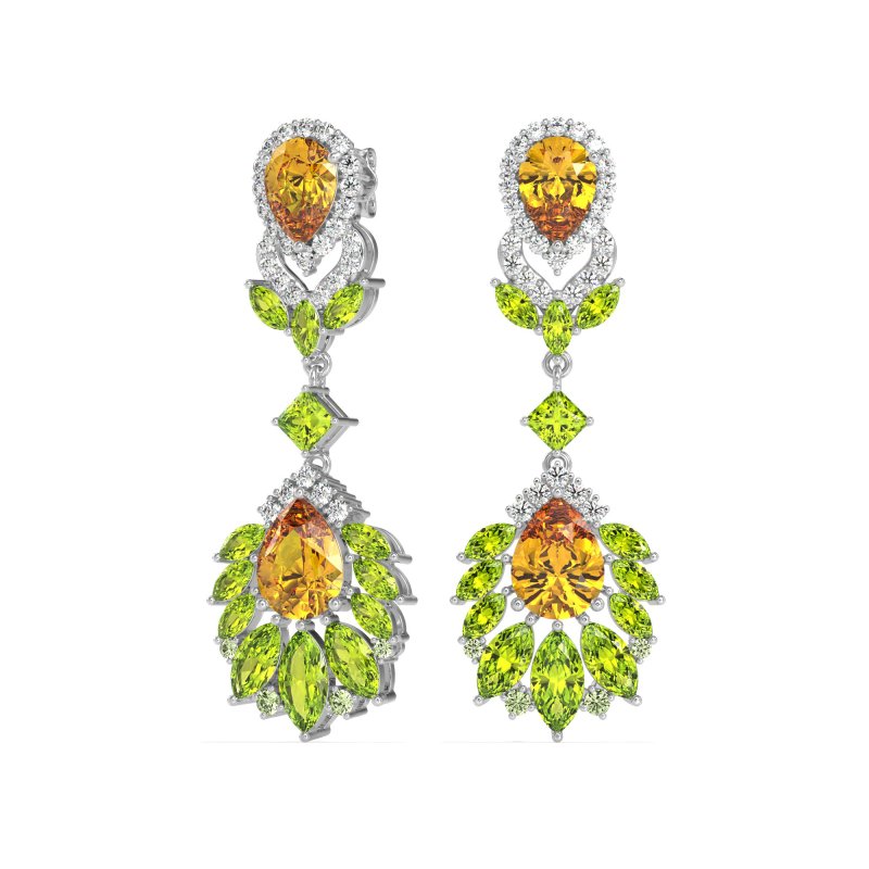 Antique Chandelier Drop Earrings