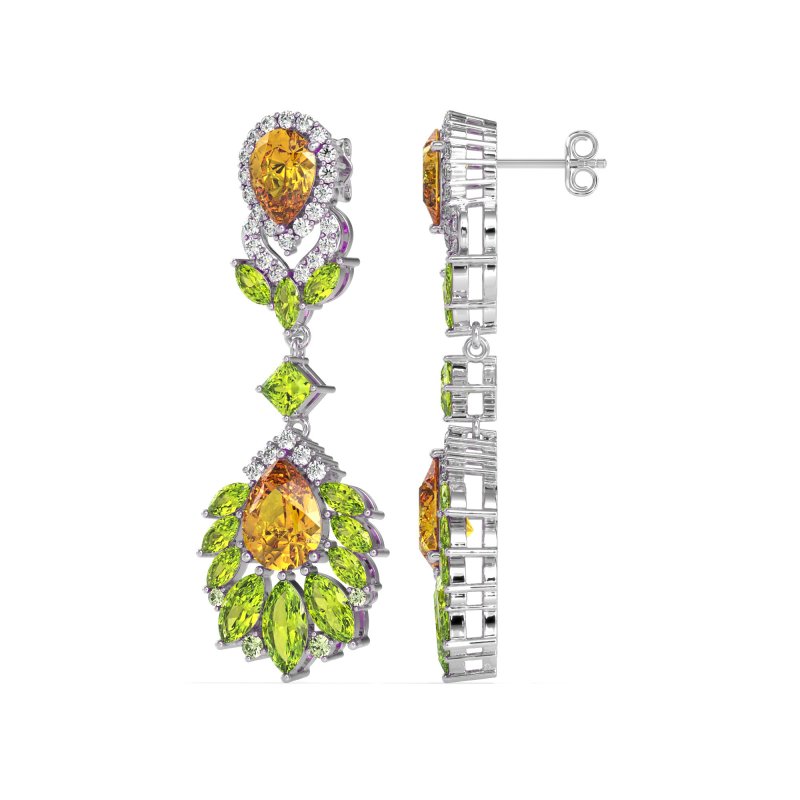 Antique Chandelier Drop Earrings