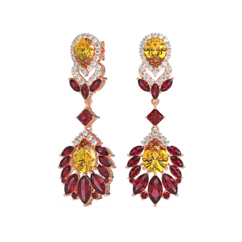 Antique Chandelier Drop Earrings