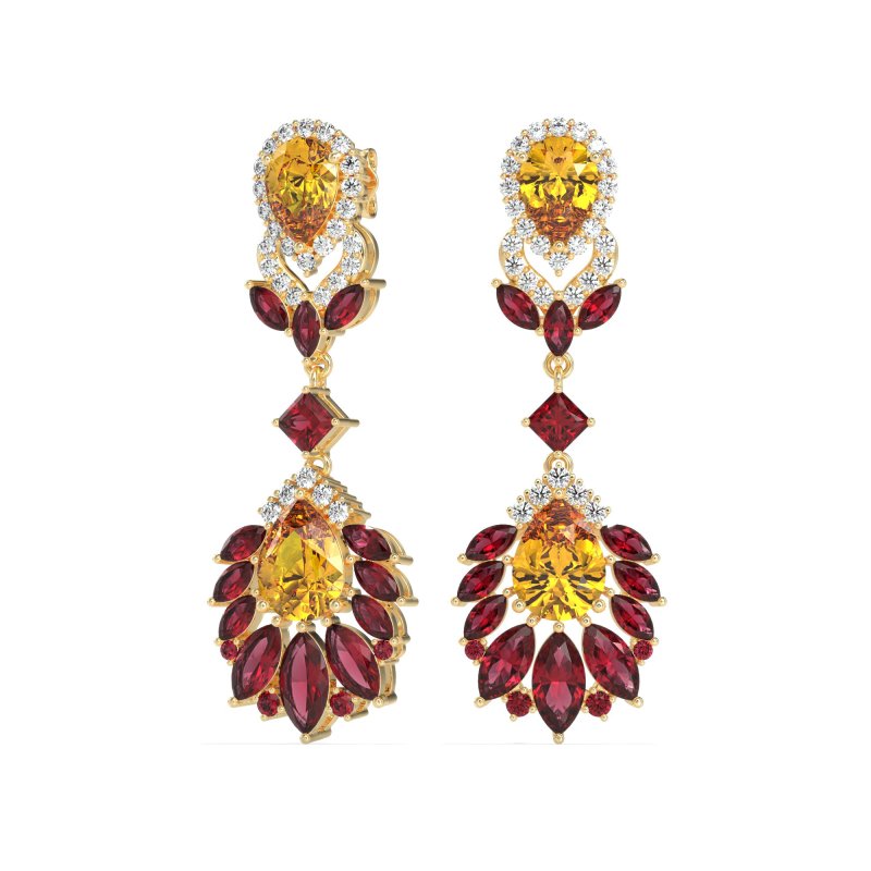 Antique Chandelier Drop Earrings