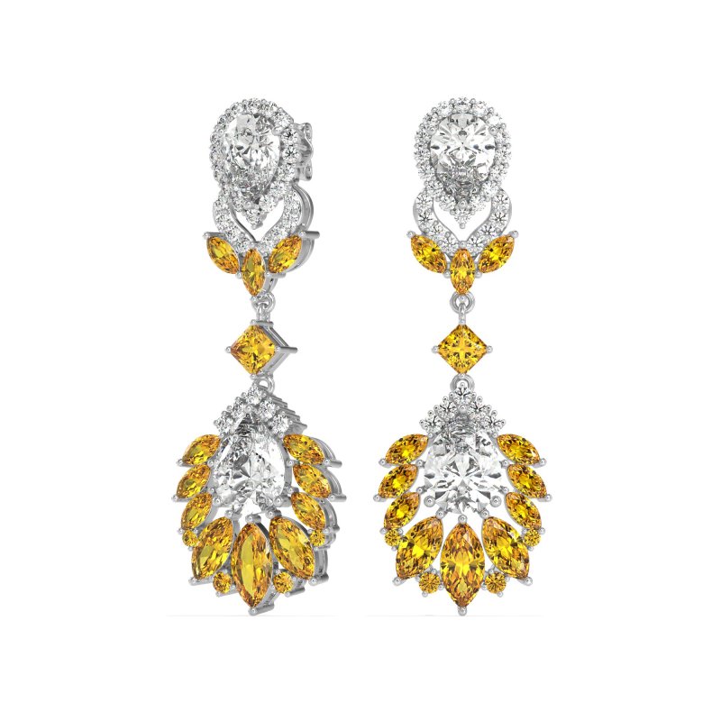 Antique Chandelier Drop Earrings