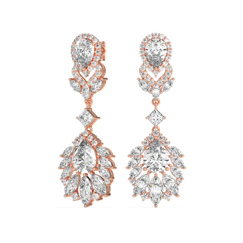 Antique Chandelier Drop Earrings