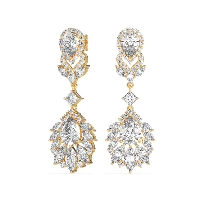 Antique Chandelier Drop Earrings
