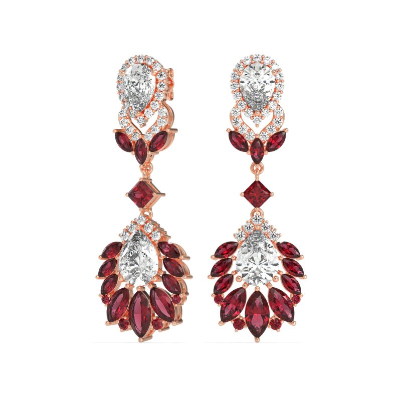 Antique Chandelier Drop Earrings