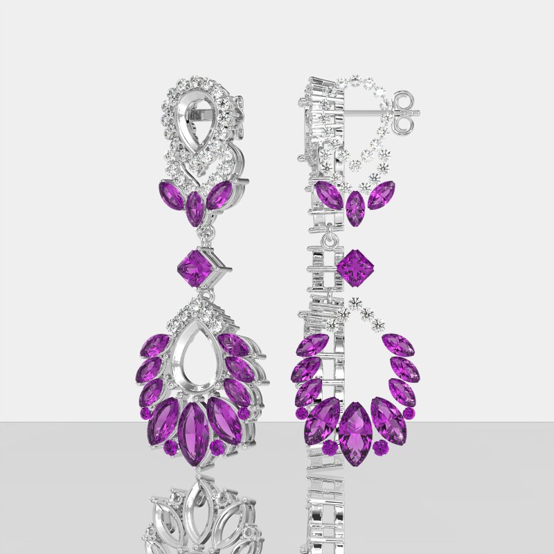 Antique Chandelier Drop Earrings