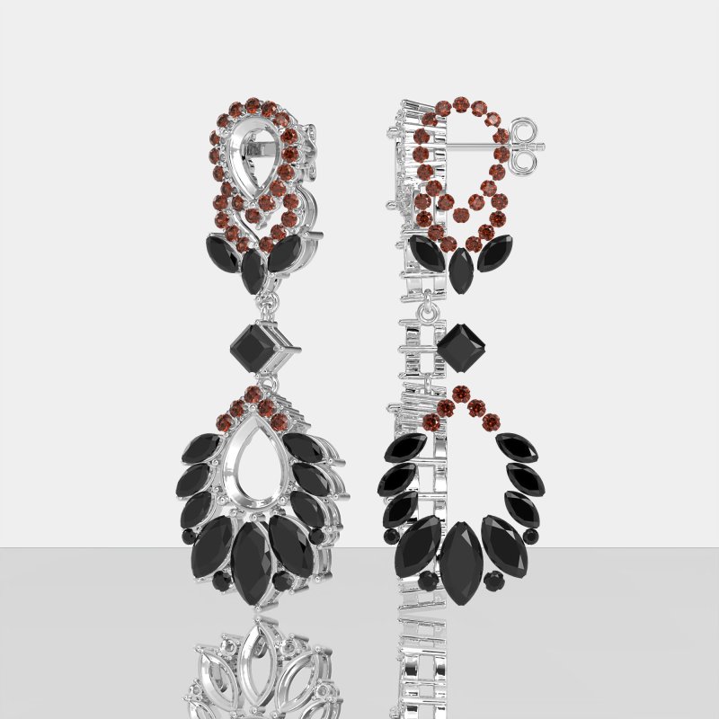 Antique Chandelier Drop Earrings
