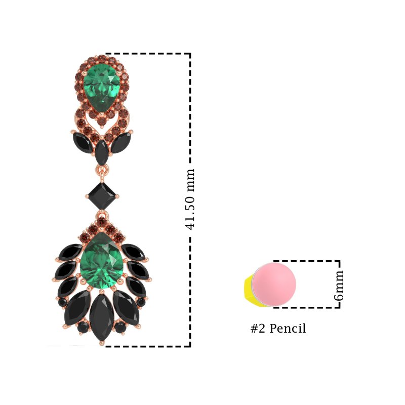 Antique Chandelier Drop Earrings