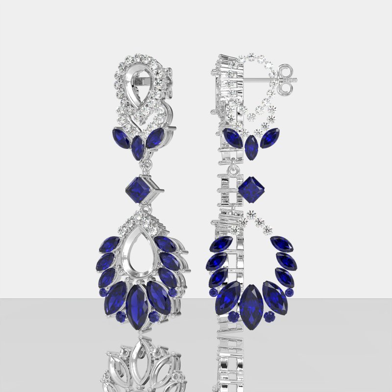 Antique Chandelier Drop Earrings
