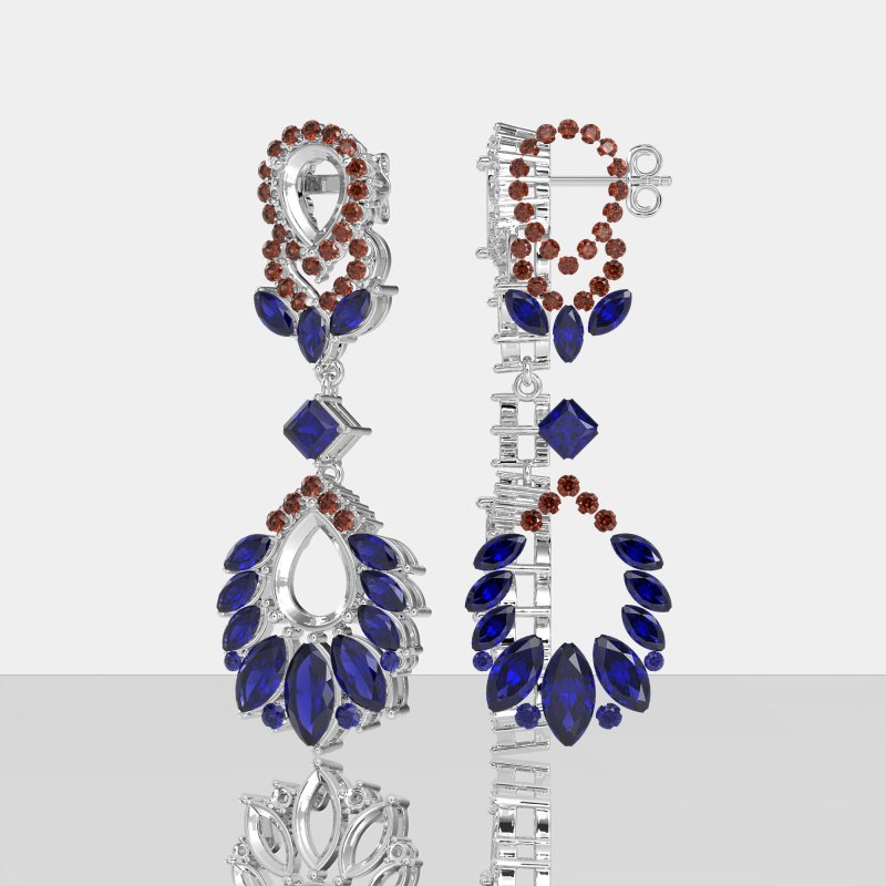 Antique Chandelier Drop Earrings