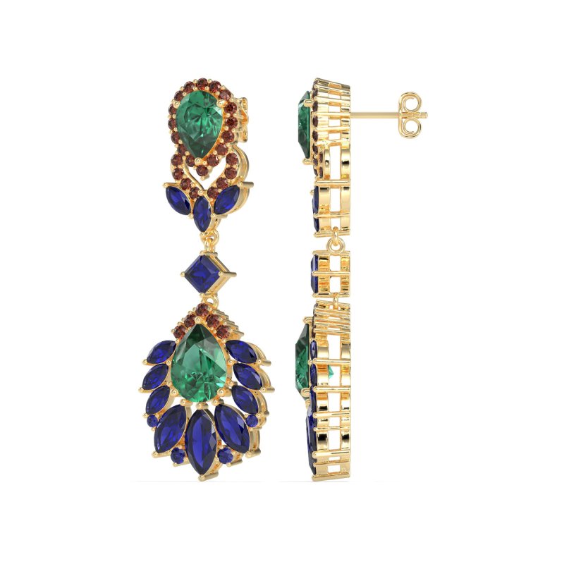 Antique Chandelier Drop Earrings