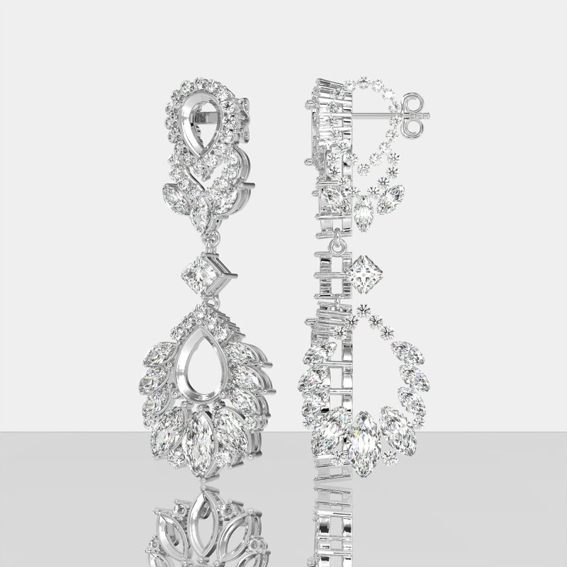 Antique Chandelier Drop Earrings