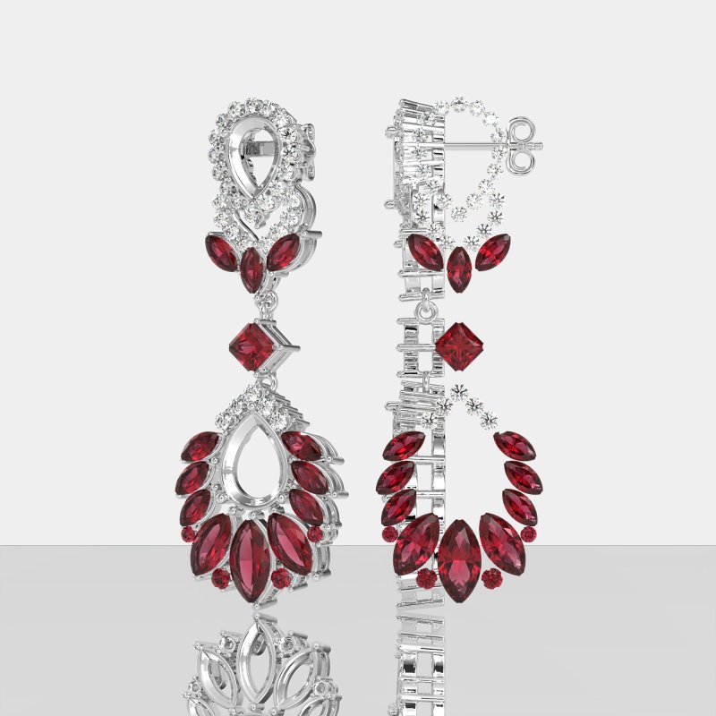 Antique Chandelier Drop Earrings