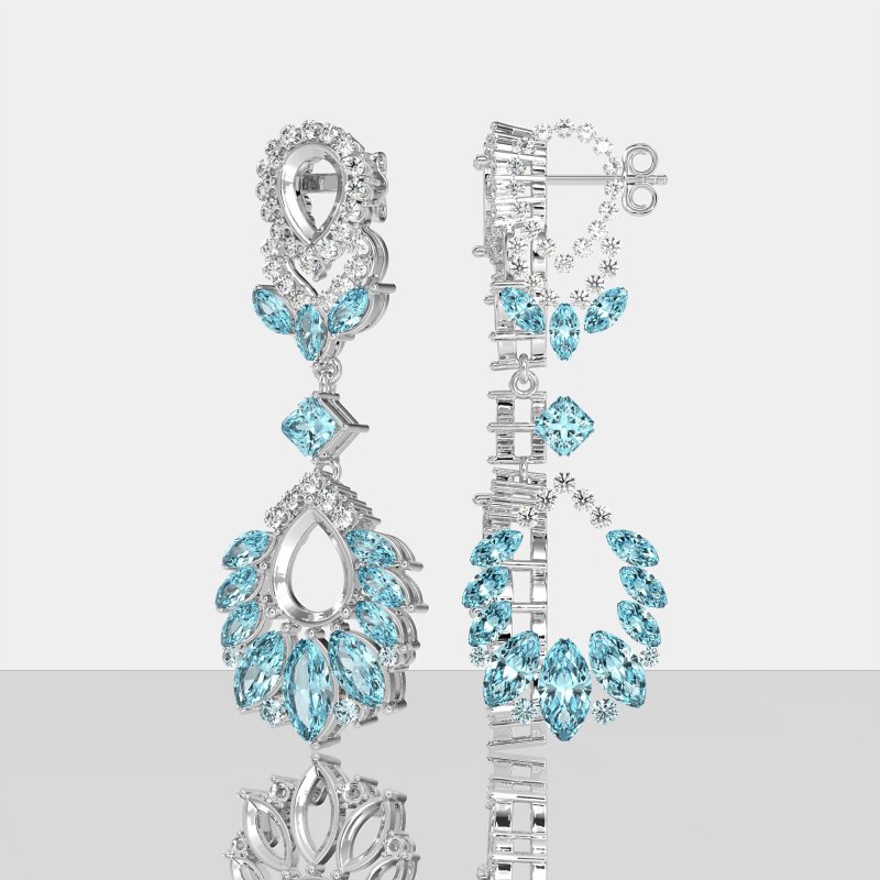 Antique Chandelier Drop Earrings