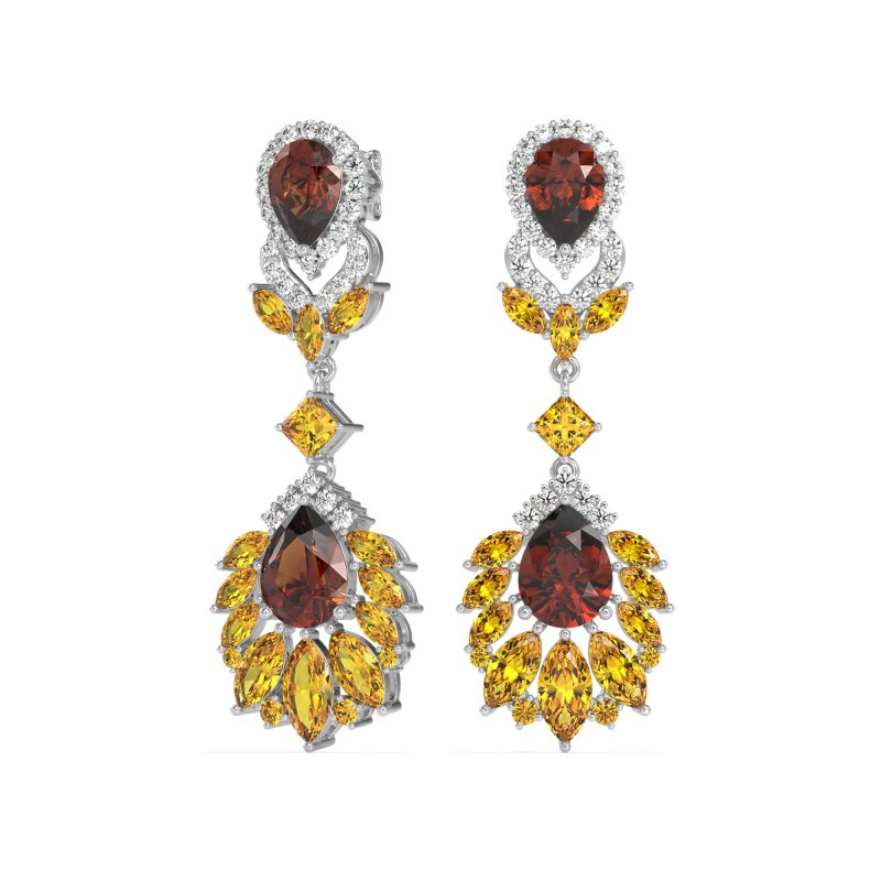 Antique Chandelier Drop Earrings