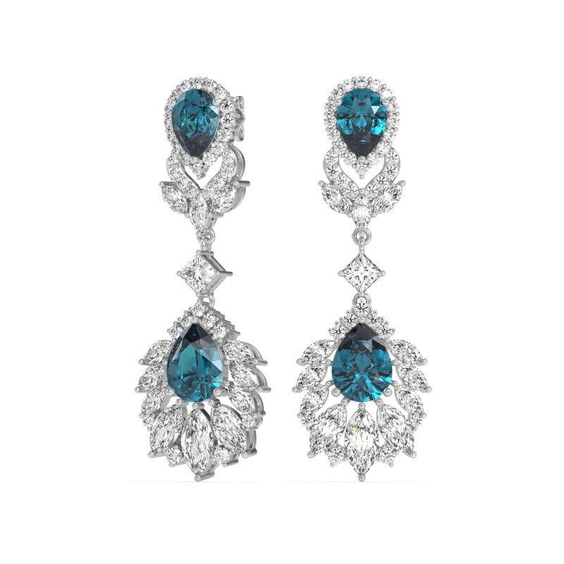 Antique Chandelier Drop Earrings