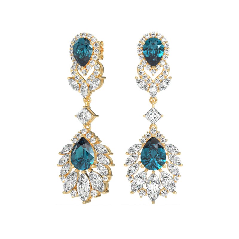 Antique Chandelier Drop Earrings