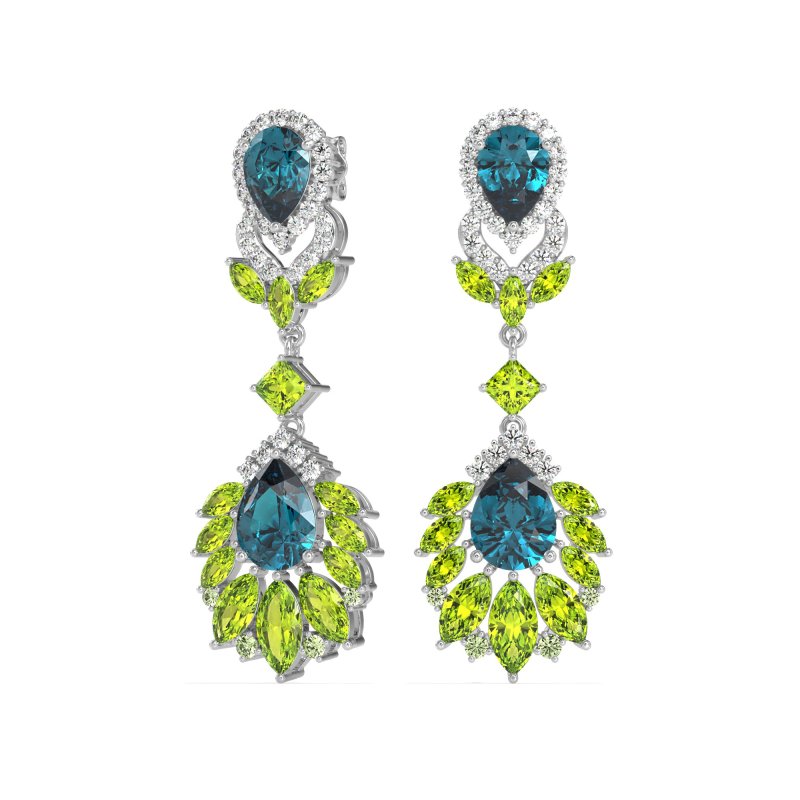 Antique Chandelier Drop Earrings