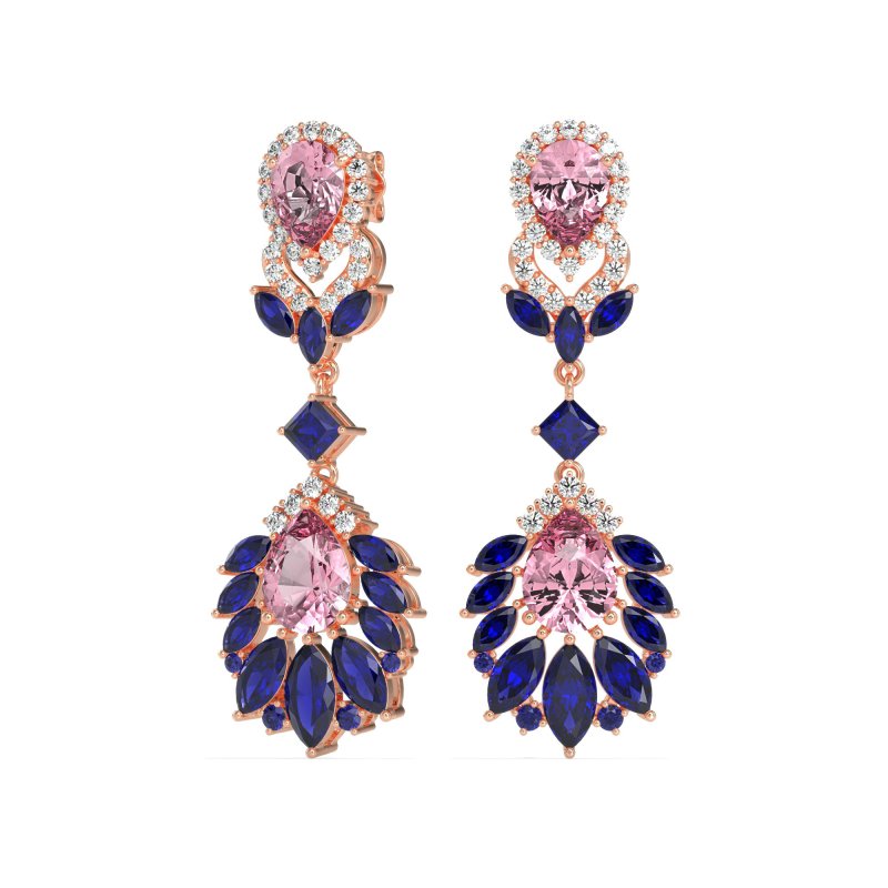 Antique Chandelier Drop Earrings