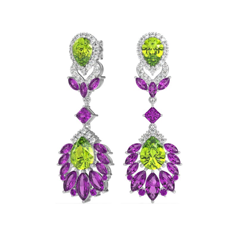 Antique Chandelier Drop Earrings