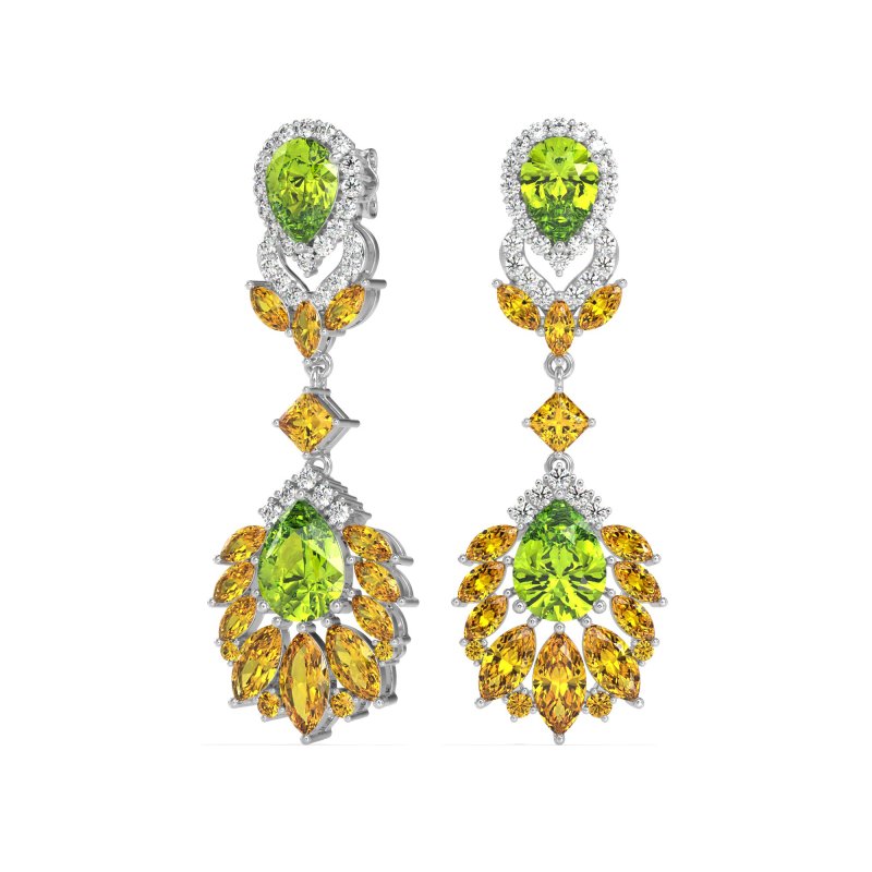 Antique Chandelier Drop Earrings