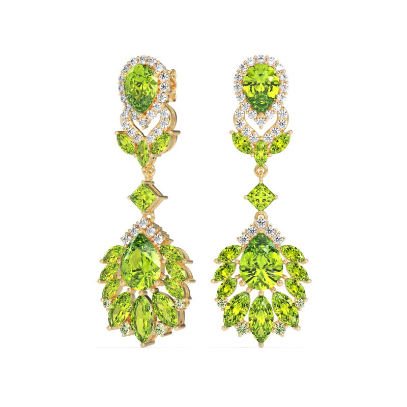 Antique Chandelier Drop Earrings