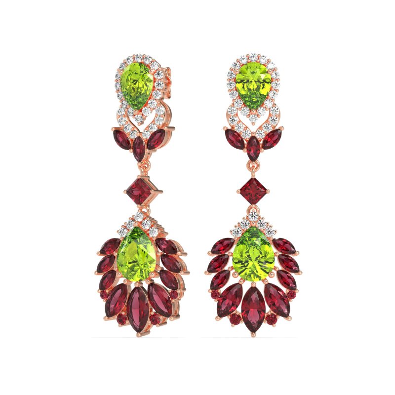 Antique Chandelier Drop Earrings