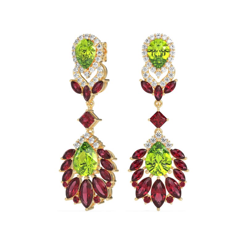 Antique Chandelier Drop Earrings