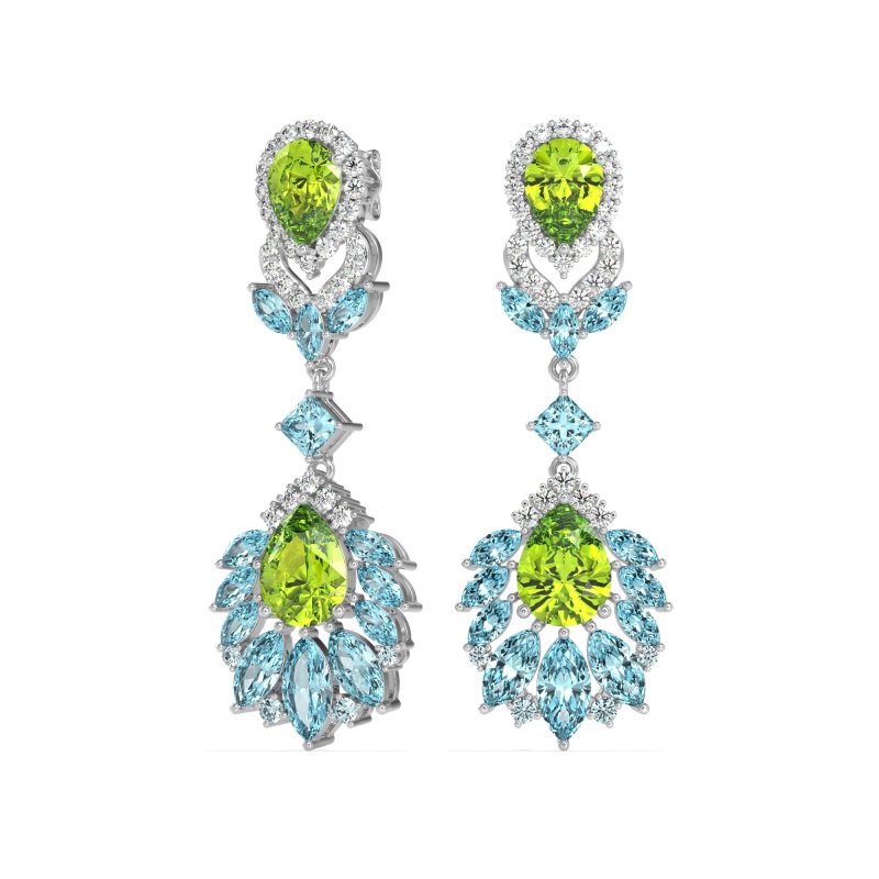 Antique Chandelier Drop Earrings