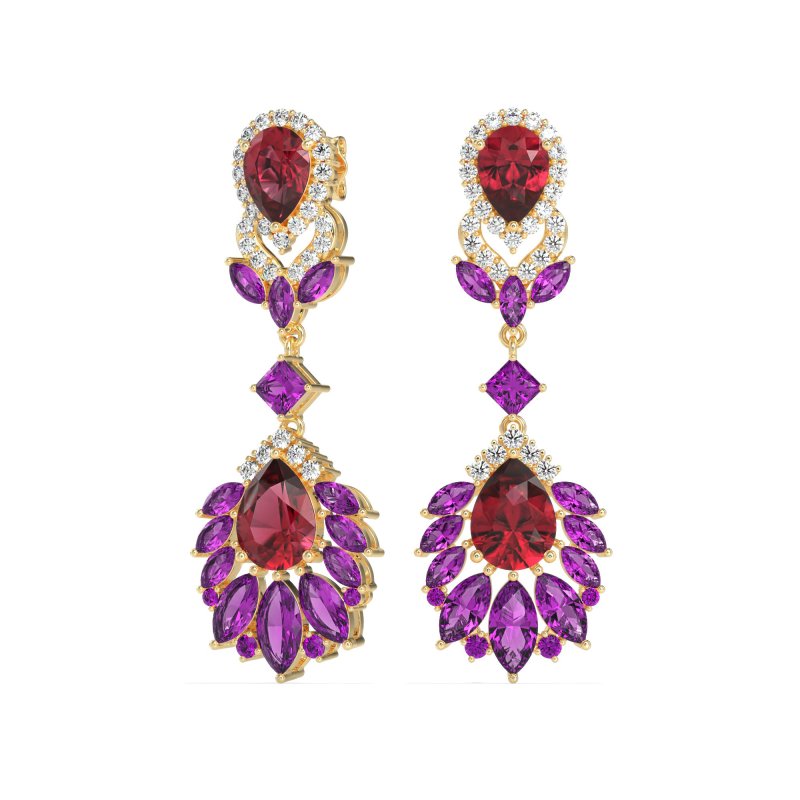 Antique Chandelier Drop Earrings