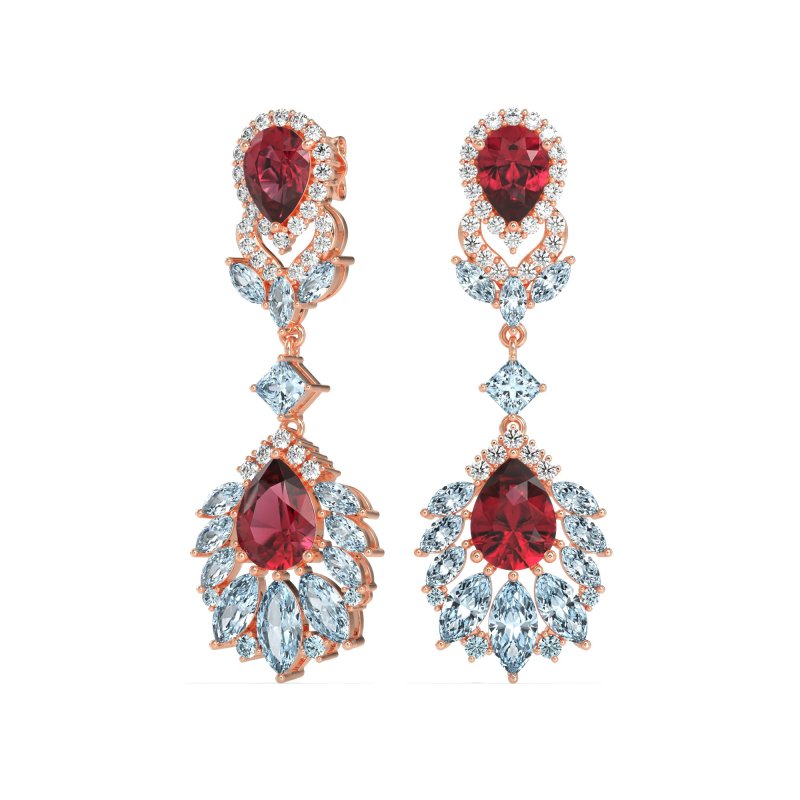 Antique Chandelier Drop Earrings